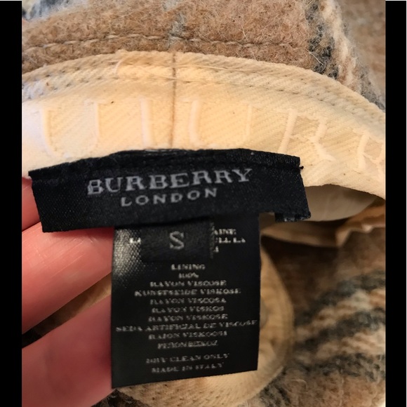 BURBERRY LONDON WOOL HAT - Picture 7 of 9